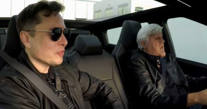 Elon Musk Spills Details on Cybertruck While Riding With Jay Leno