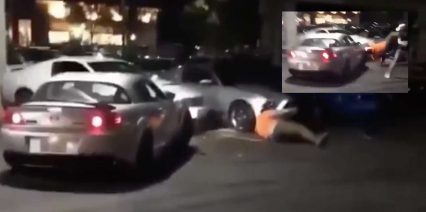 Innocent Bystander Gets Taken Out by Showoff Who Can’t Drive