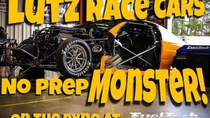 Jeff Lutz’s Recently Unveiled “Mystery” No Prep Car Makes its Way to the Dyno