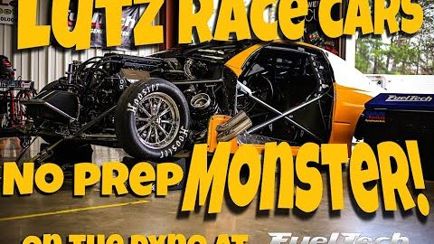 Jeff Lutz's Recently Unveiled "Mystery" No Prep Car Makes its Way to the Dyno