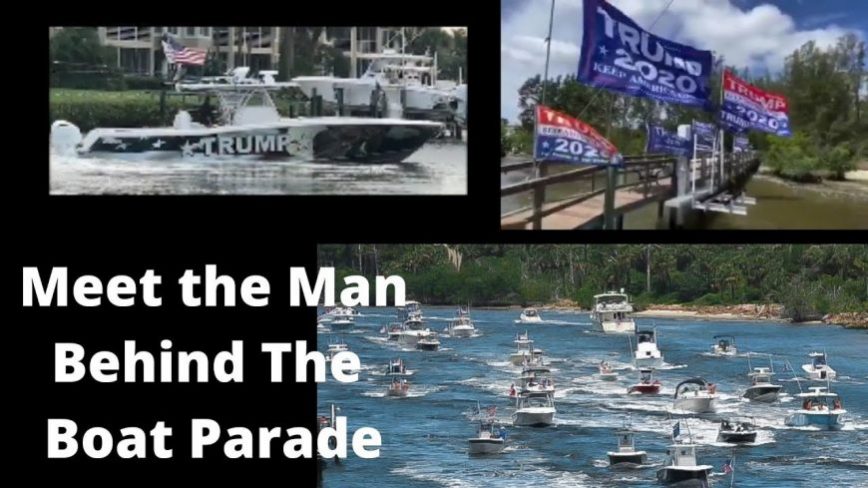 Man Harassed Over Trump Flag Wraps Entire Boat in Trump Livery to Troll Neighbors