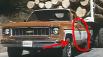 Vintage Chevy Truck Commercial Shows Pickup Towing 180 Tons