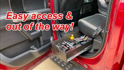 DIY Under Seat Cabinets Might be the Ultimate Truck Mod