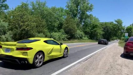First Shots of the C8 Z06 Spotted in the Wild Show Off New Body Enhancements