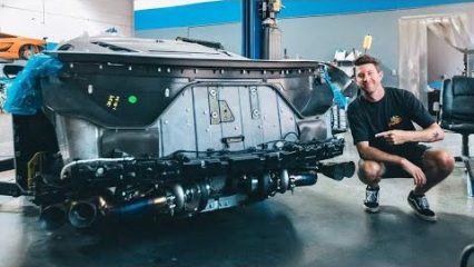 TJ Hunt Shows Off Twin Turbo C8 Corvette in First Start Up