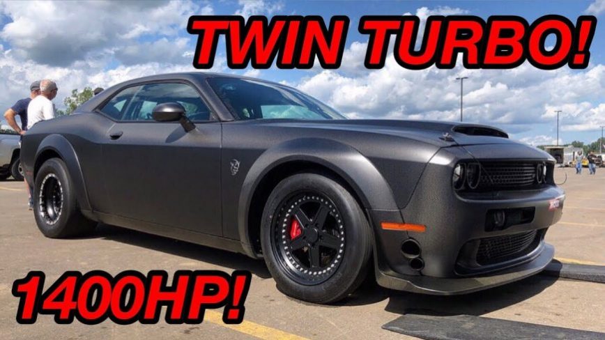 Twin Turbo Carbon Fiber Dodge Demon is the Definition of Insanity