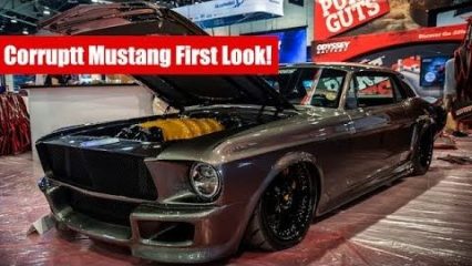 ’68 Ford Mustang Receives the Heart of a Twin Turbo Ferrari