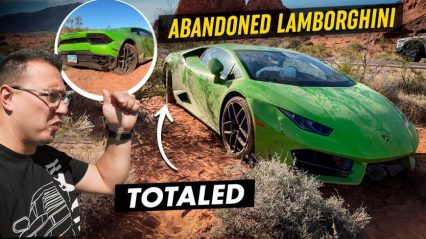 Abandoned Lamborghini Huracan Found Baking in the Desert Heat