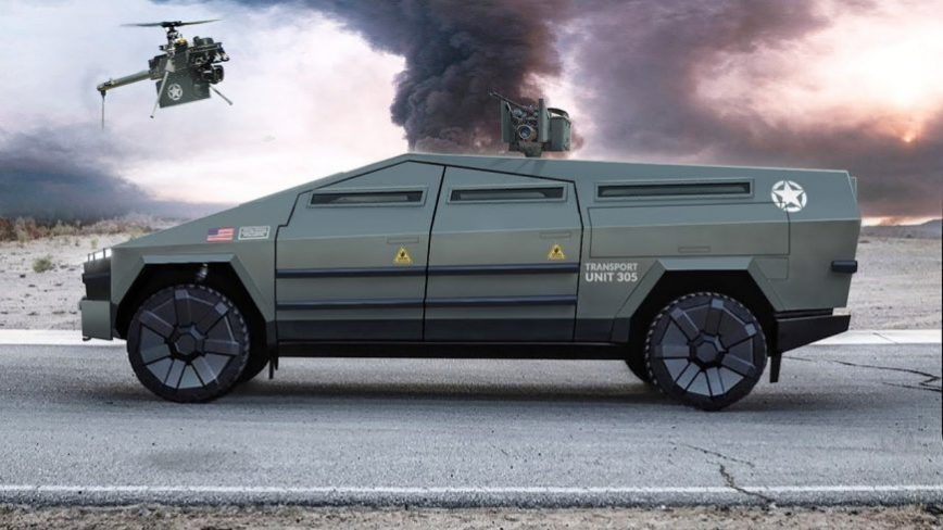 Could the Tesla Cybertruck be a Special Ops Military Vehicle Soon?