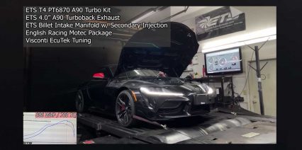 2020 Supra Makes Over 800 HP to the Tires With a Stock Engine