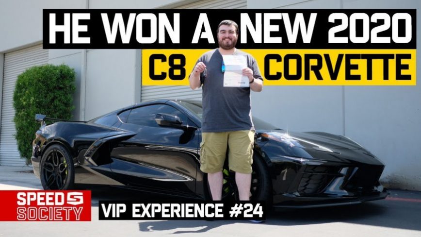 Handing Over The Keys to Our Giveaway C8, The Winner Was Speechless!