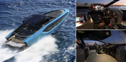 Lamborghini Inspired Super Boat Unleashes 4000 hp and Over 9000 lb-ft of Torque, Twin V-12