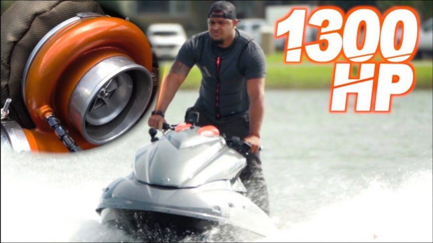 1300 hp Turbo Jet Ski is Enough to Toss Even the Most Experienced Riders Off the Back