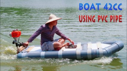 Completely Broke? Making a Boat Out of PVC Could Get You on the Water in NO TIME!