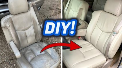How to Transform Beat Old Leather Seats Into Brand New Plush Luxury