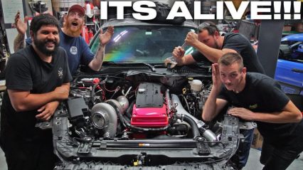 Late Model Shelby GT350 Revived With Barra Power After Burning Down