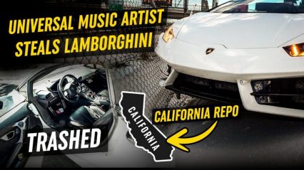 One of Universal’s Recording Artist Steals and Trashes Rental Lamborghini, Rental Car Owner Tells All
