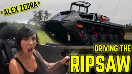 Real Life Call Of Duty Character, “Mara,” Gets Behind the Wheel Of High Performance Diesel Tank