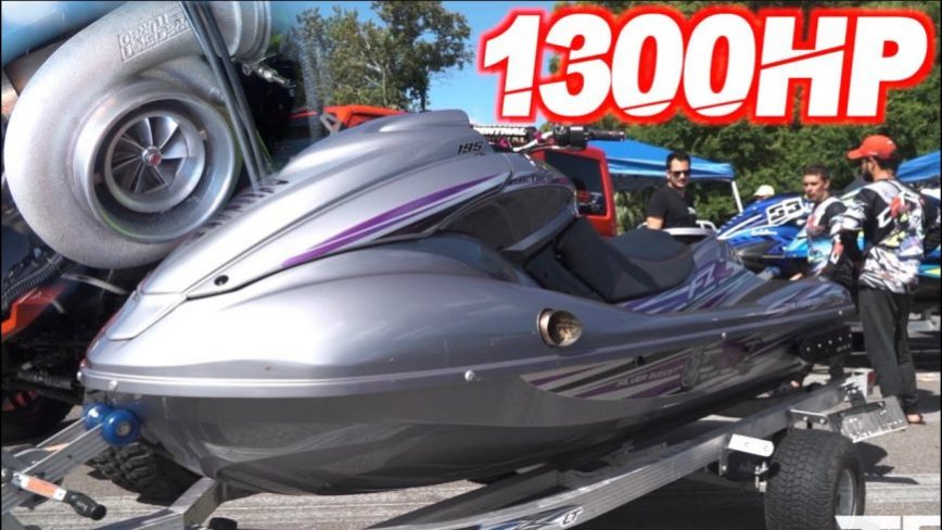 1300 hp Turbo Jet Ski Throws Down in $20,000 Grudge Race (115 MPH Top Speed!)