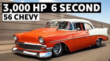 3000 hp ’56 Chevy is a Street-Driven 6-Second Monster