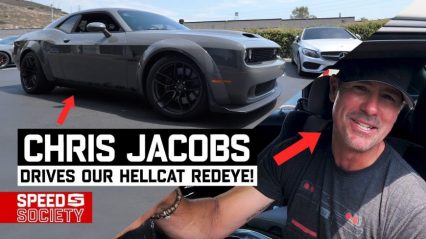 Chris Jacobs of “Overhaulin” Lays Into the Throttle of Speed Society’s 1100HP Redeye Hellcat Giveaway Car