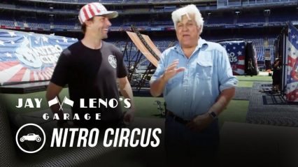 Jay Leno Becomes Part of a Nitro Circus Stunt