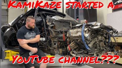 Kamikaze Chris Starts A YouTube Channel And Shows The Totaled El Camino Talks Potential New Car