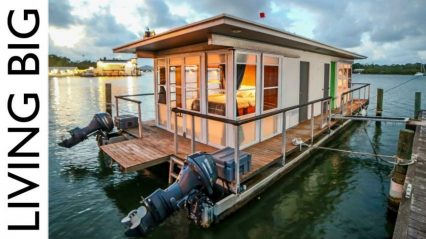 Life on the Water Takes on New Meaning With Tiny House Boat