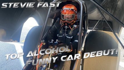Stevie “Fast” Jackson Makes Top Alcohol Funny Car Debut