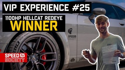 1100 HP Hellcat Redeye Winner Takes First Drive in his NEW CAR!
