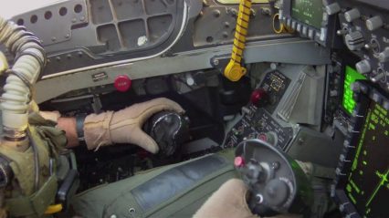 Amazing Footage Shows The Inputs On Throttle And Stick Required To Manual Land A Super Hornet On A Carrier