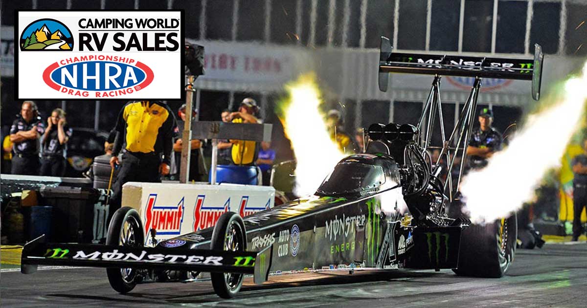 NHRA Joins Forces With Camping World As Title Sponsor Going Forward After Coca-Cola Backs Out