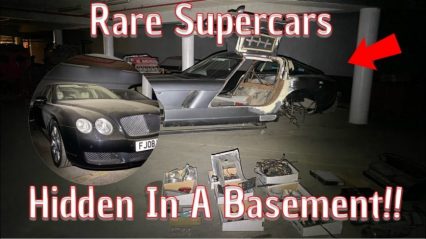 Millions in Rare Supercars (+ an F1 Car!) Found Abandoned in Building Seized by the Tax Man