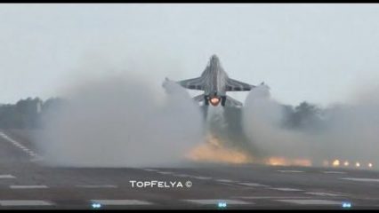 This F-16 Fighter Jet Almost Seems as if it Defies Gravity, Flexing Skills After a “Touch-and-Go”