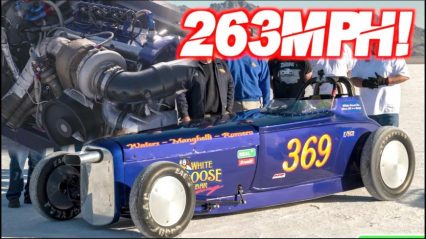 263 MPH Salt Flats Roadster Might Just Prove to be the Fastest 2JZ Ever