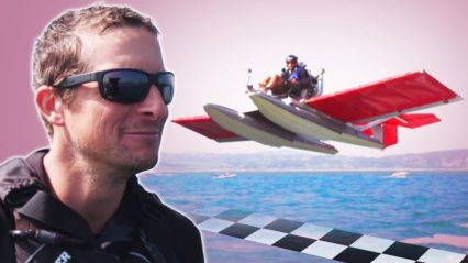 Bear Grylls Takes on a Flying Boat
