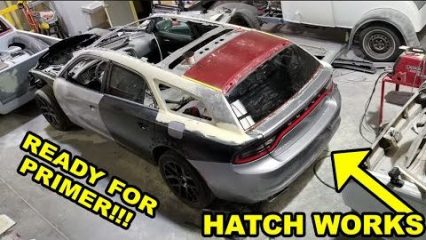 Dodge Doesn’t Make a Fast Wagon Anymore, So This Guy Fabricated His Own Hellcat Powered Magnum!