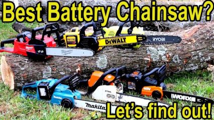 How Good is the BEST Battery Powered Chainsaw?