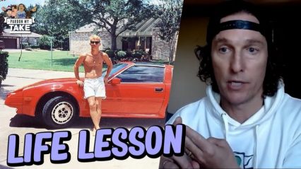 Matthew McConaughey Offers Life Lesson From Buying His First Sports Car