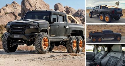 This 6×6 Pickup is a Dodge Demon Powered, Bulletproof Armored Monster Fit For a Modern Apocalypse