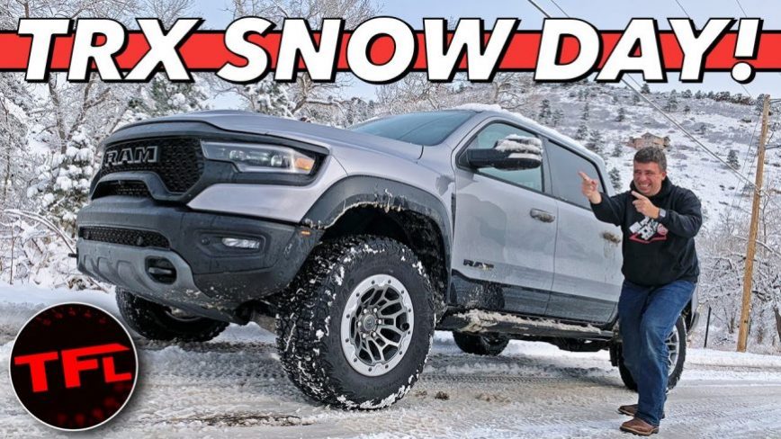 How Does The Ram TRX Supertruck Handle The Snow?