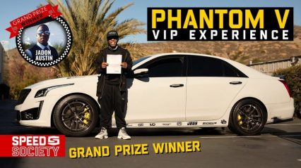 Ride Along With the Most Exciting Part of Giving Away a 900 WHP CTS-V