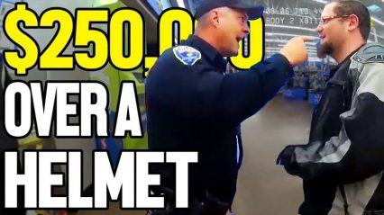Sent to Jail for Wearing a Motorcycle Helmet in Public – $250k Settlement Rejected Following Cringeworthy Police Interaction