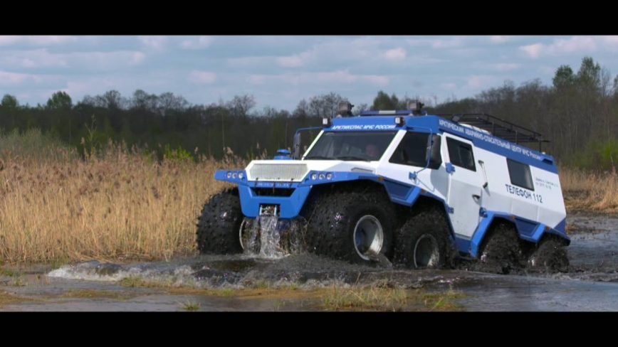 The Russian Built 8x8 Off-Road Truck You Can Take Literally Anywhere
