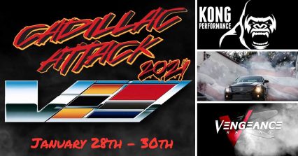 Cadillac Attack Shows Off Some Serious Muscle This Weekend! – Vengeance Racing Monsters!!