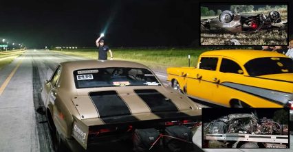 Dewayne Mills Goes For Scary Ride In "Golden Kong" On Street Outlaws