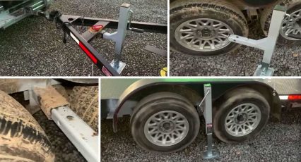 Simple but Genius Trailer Modification Makes Changing Tires Easier Than Ever