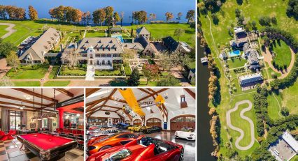 This $17.5 Million Estate, Complete With a Race Track, is the ABSOLUTE Car Enthusiast Dream Home