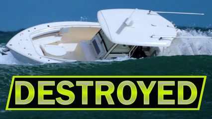 Anxiety Inducing Video Shows a Boat Getting Absolutely Destroyed by Rough Inlet