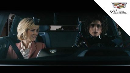 Cadillac Promotes Self Driving Electric SUV With the Son of Edward Scissorhands